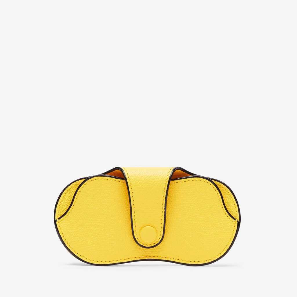 Glasses Case - Yellow - Vitello VS - Valextra - 4