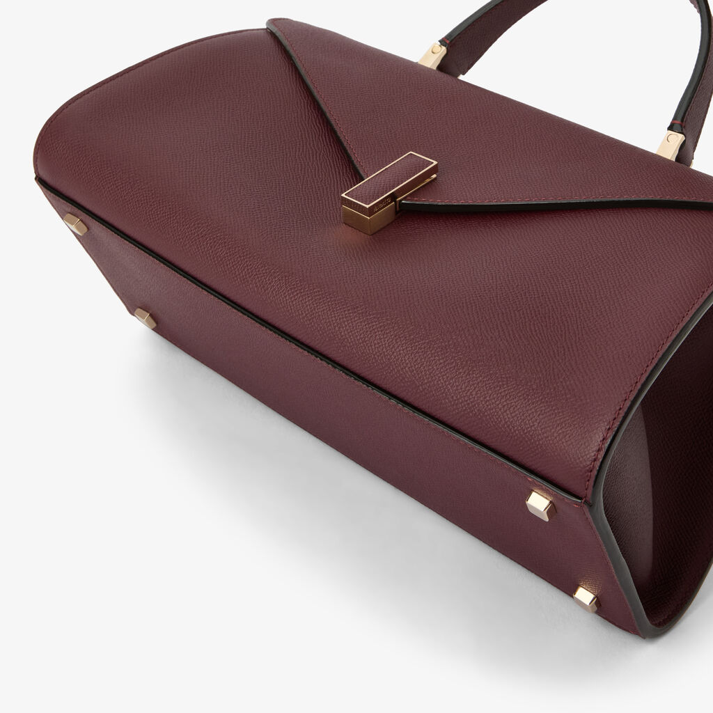 Iside Editor Top Handle Medium Bag - - Millepunte Soft calf leather - Valextra - 5