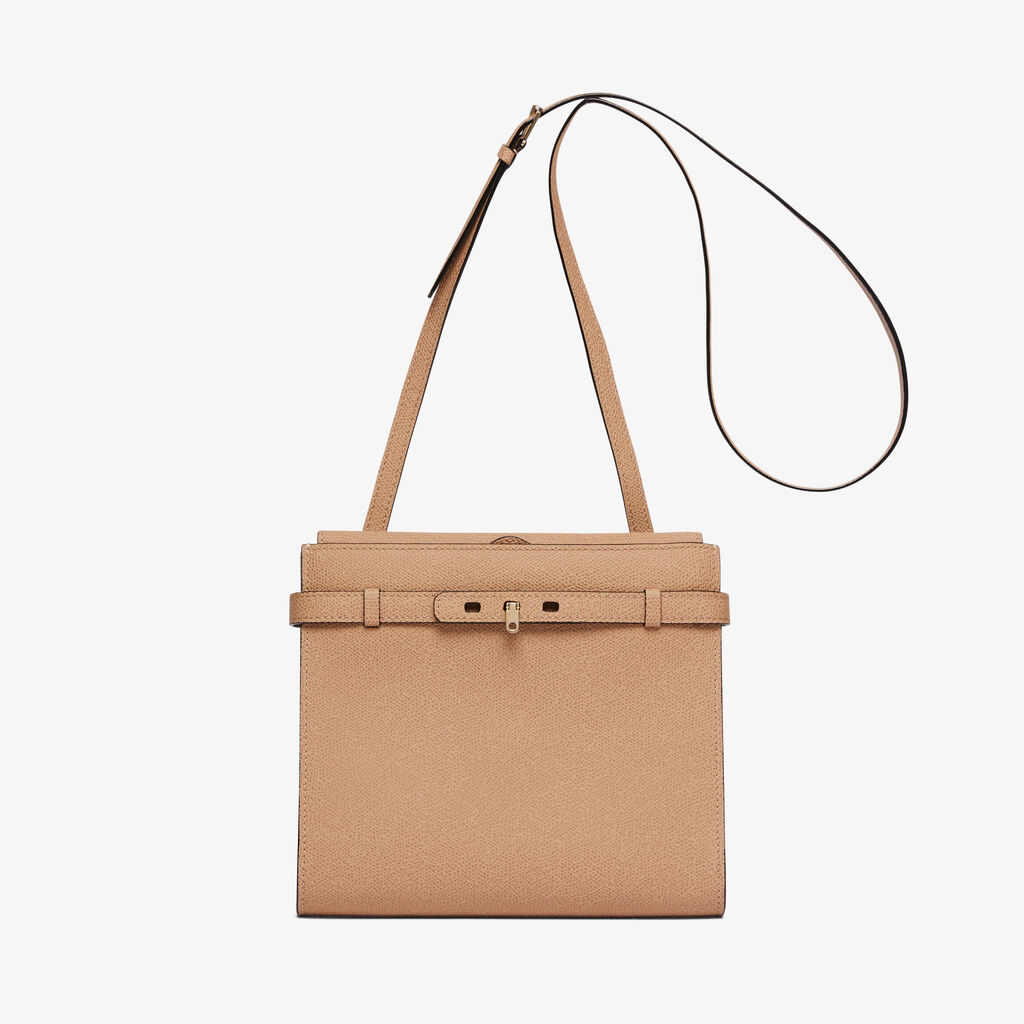 Borsa a tracolla Brera B-tracollina - Beige Cashmere - Vitello VS - Valextra - 1