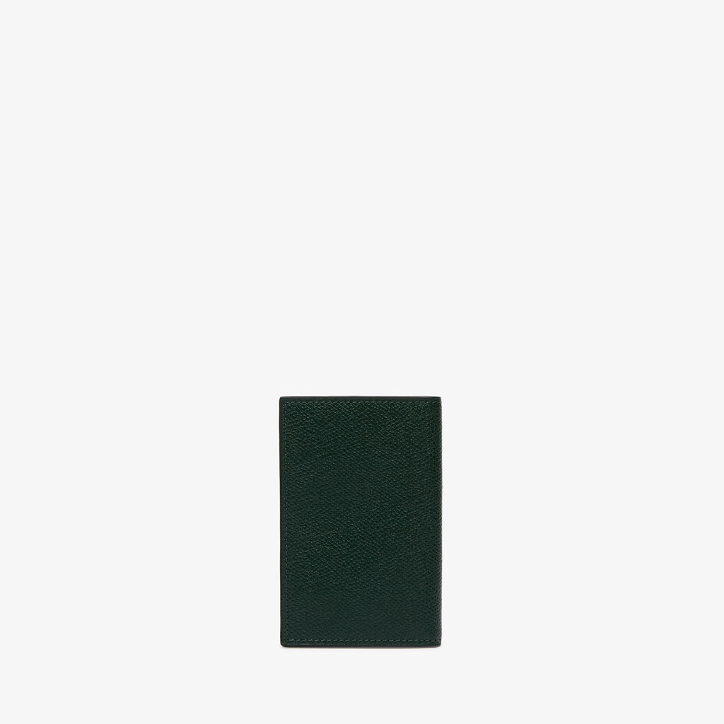 Card Case Onda - Valextra Green - Vitello VS - Valextra - 4