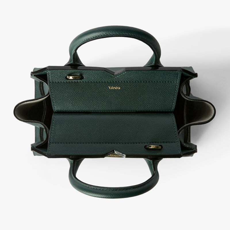 Milano Two Handles Mini Bag -  - Vitello Millepunte Soft - Valextra - 7