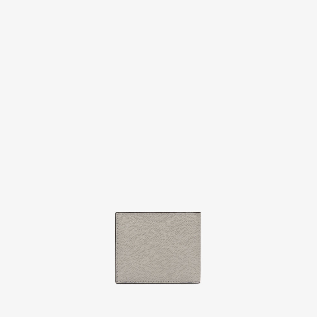 Bifold wallet 6 cc - Ash Grey - Vitello VS - Valextra - 3