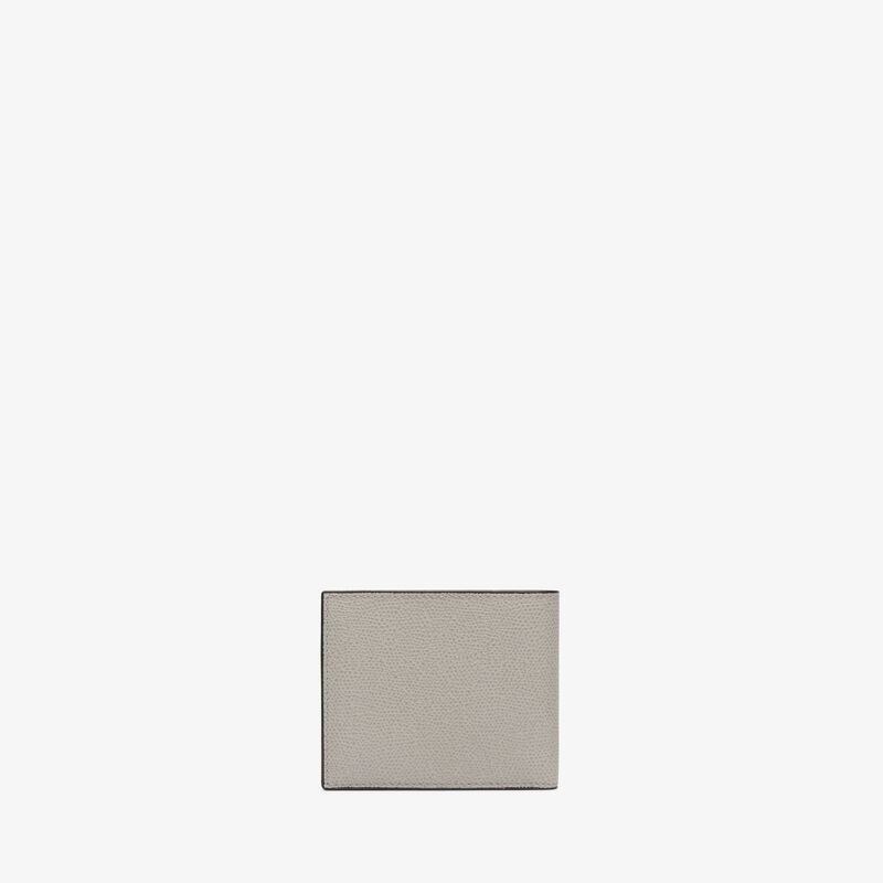 Bifold wallet 6 cc - Ash Grey - Millepunte calf leather - Valextra - 3