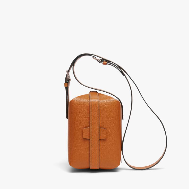 Tric Trac Bag - Havana Brown - Millepunte calf leather - Valextra - 1