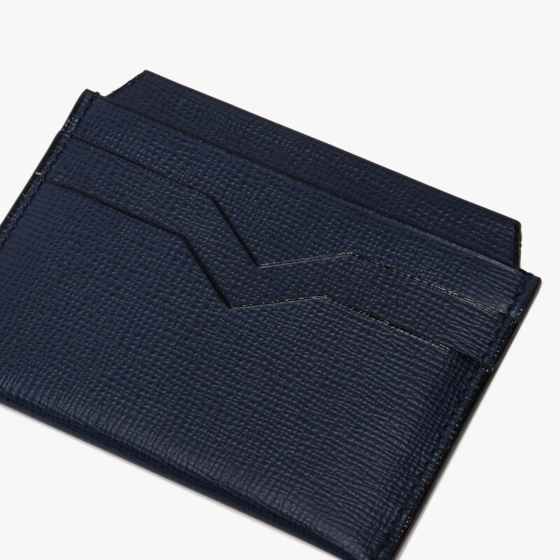 4CC Card Case - Dark Blue - Pavè calf leather - Valextra - 3