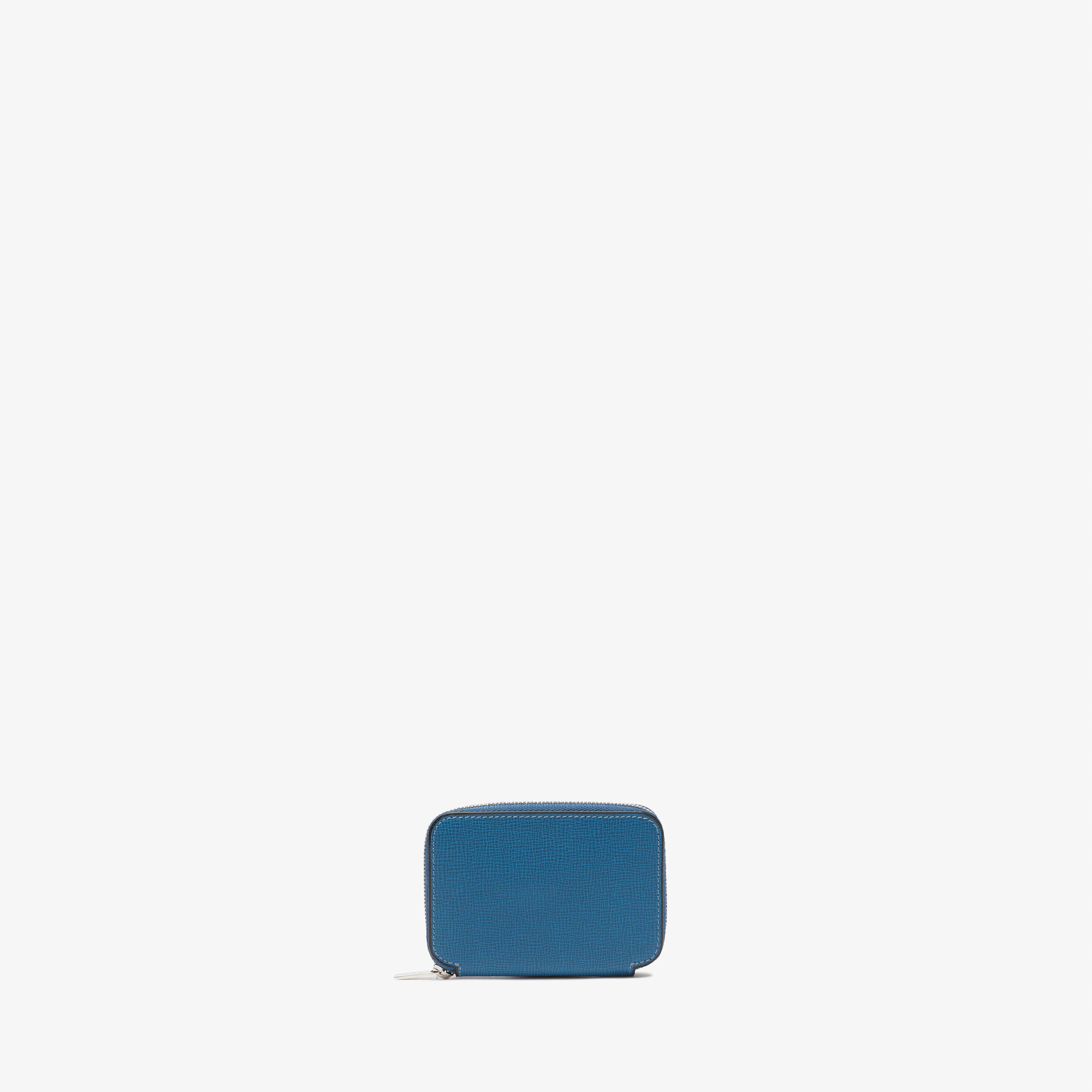 Cobalt Blue Leather Luxury card holder | Valextra Zip Around