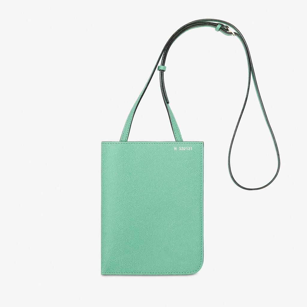 Crossbody Soft - Spearmint Green - Vitello VS - Valextra - 1