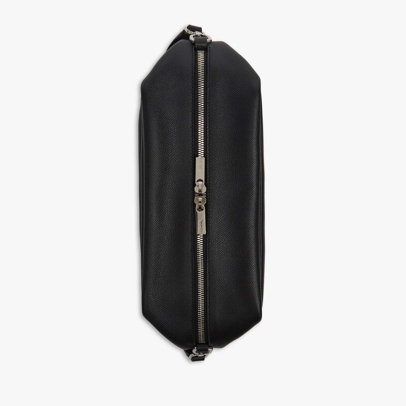 Origami Crossbody Medium Bag - Black - Millepunte Soft calf leather - Valextra - 3