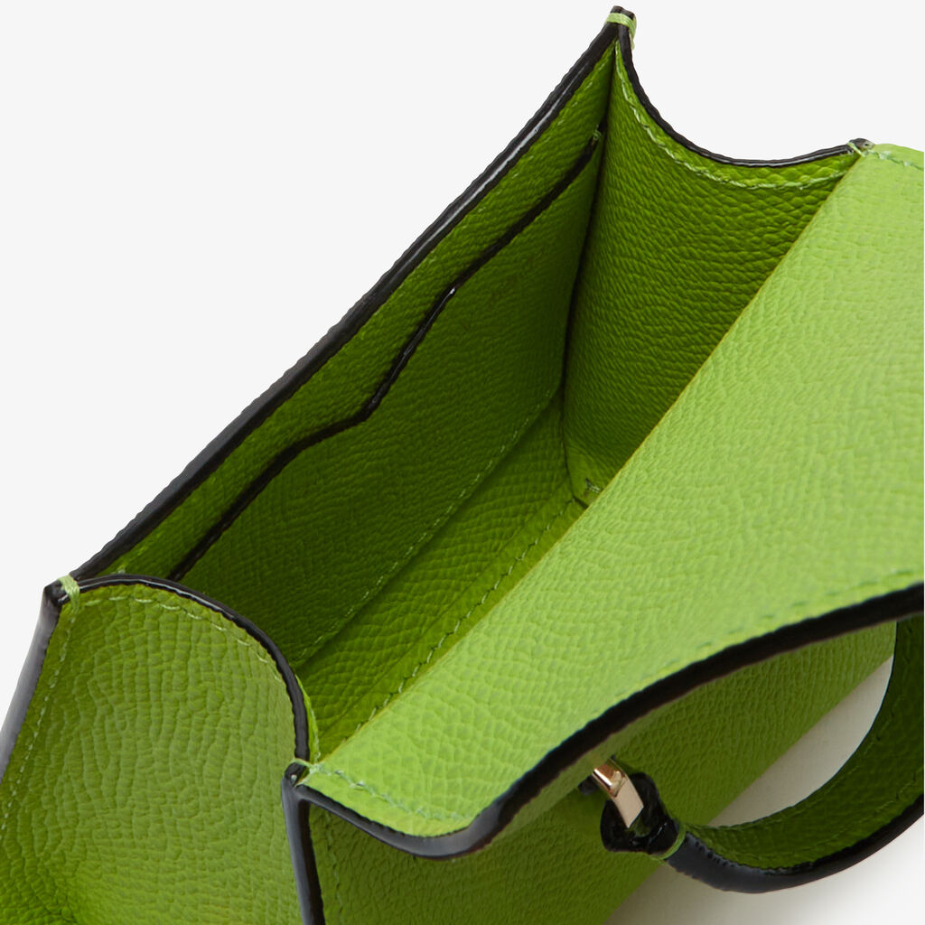 Iside Belt Bag - Apple Green - Vitello VS - Valextra - 4