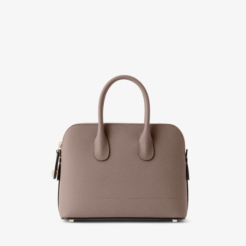 MyLogo Bowling Mini Bag - Sahara Brown - Millepunte calf leather - Valextra - 6