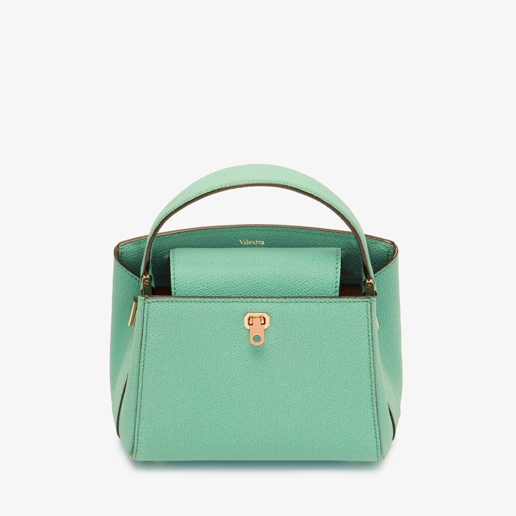 Brera crossbody micro bag - Spearmint Green - Vitello VS - Valextra - 7