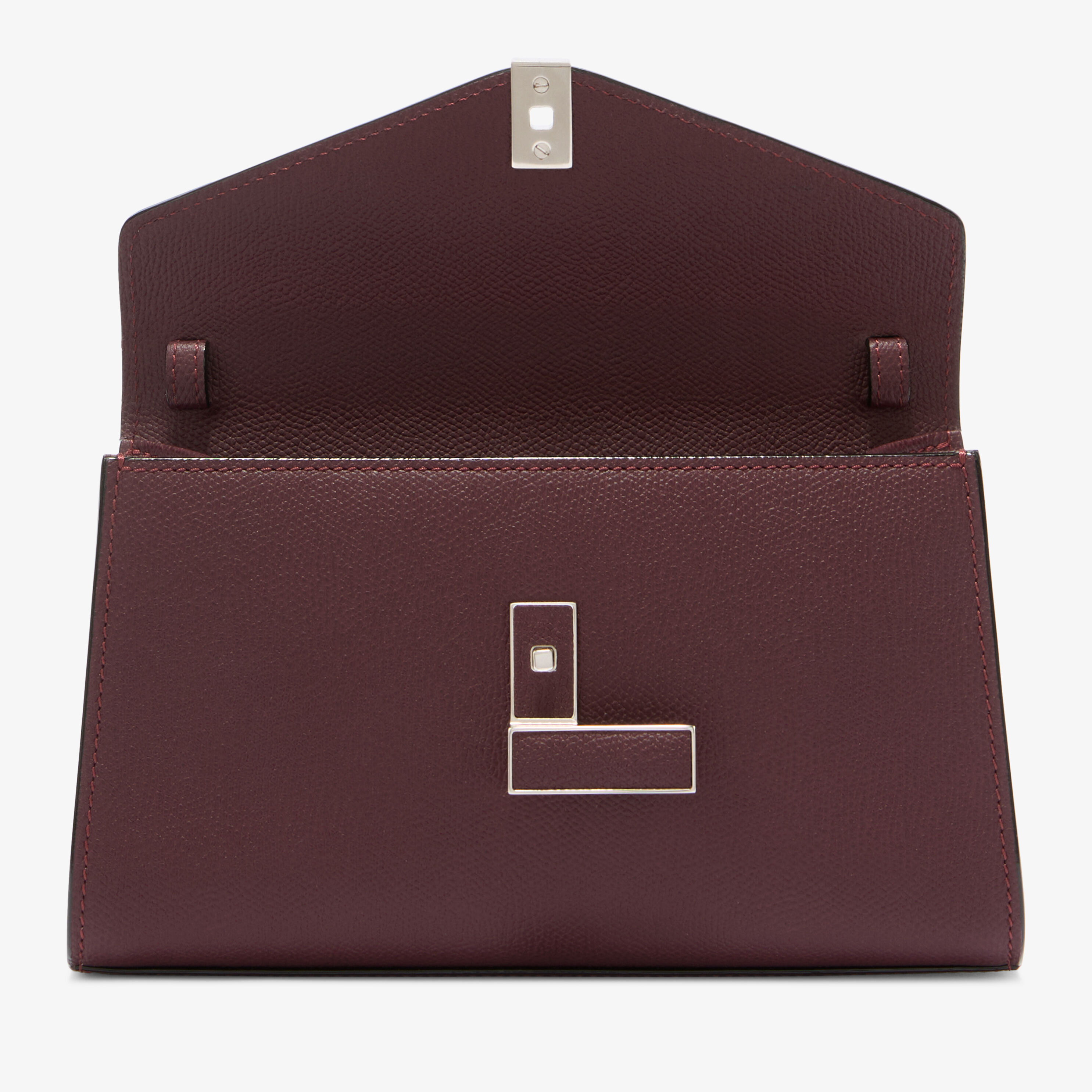 Women's Red Luxury Leather Iside Tìn Top Handle Bag | Valextra