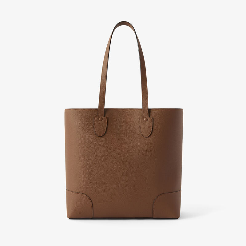 Babila Tote Mini Bag - Chocolate Brown - Millepunte Soft calf leather - Valextra - 1