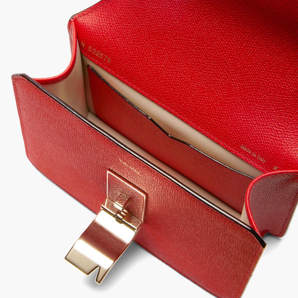 Nolo crossbody Mini bag - Love Red - Vitello VS - Valextra - 5