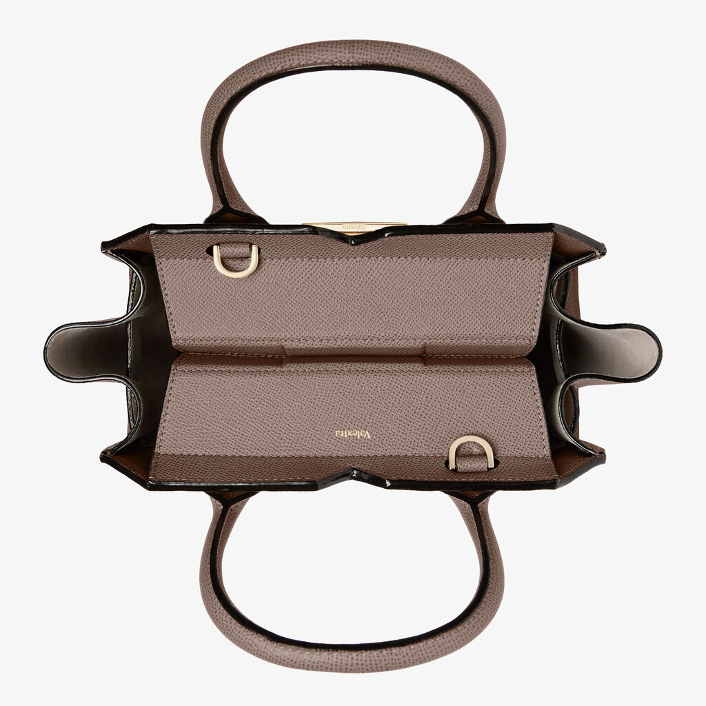 Milano Two Handles Mini Bag - - Millepunte Soft calf leather - Valextra - 8