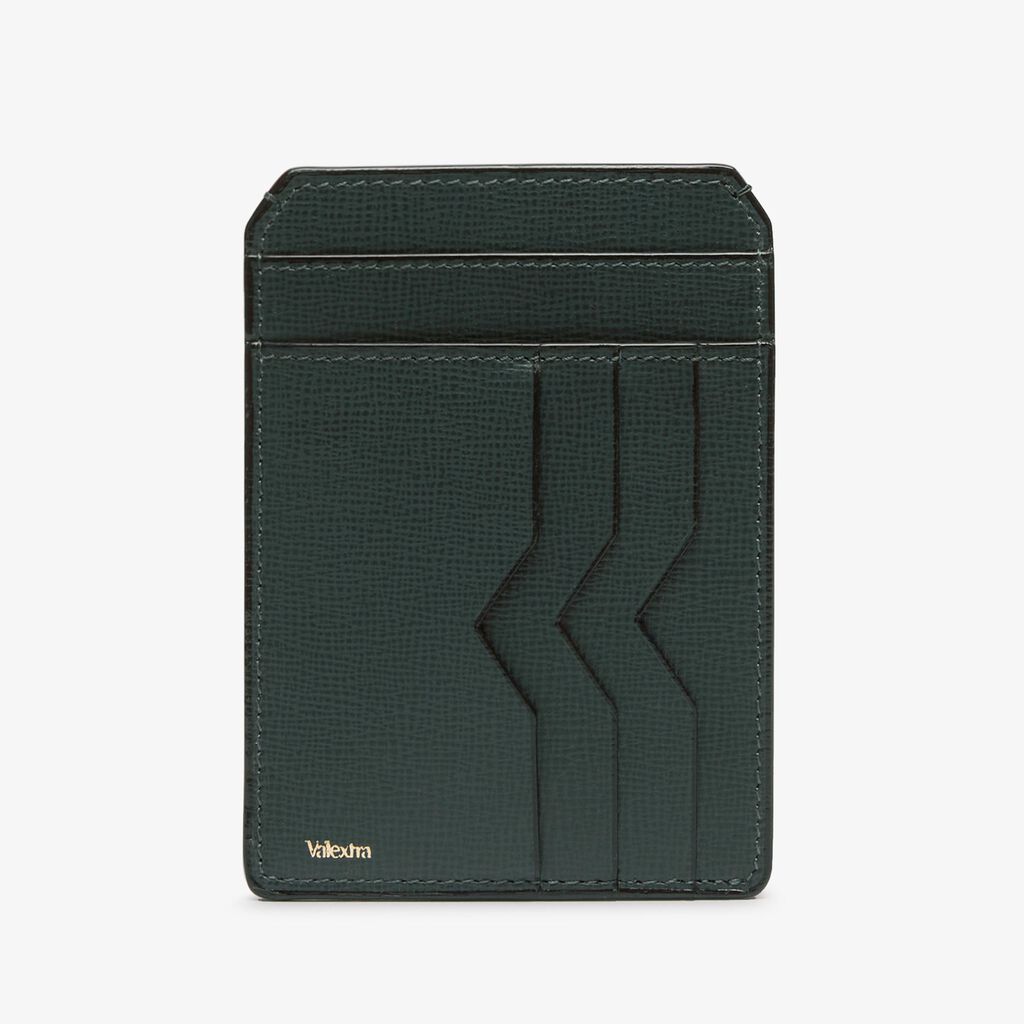Card Case and Document Holder - Valextra Green - Cuoio VL - Valextra - 4