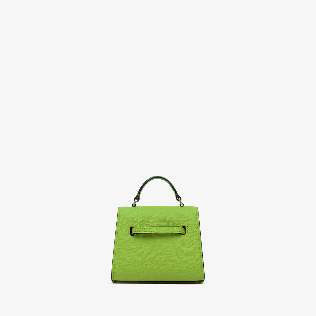 Borsa Cintura Iside - Verde Mela - Vitello VS - Valextra - 6