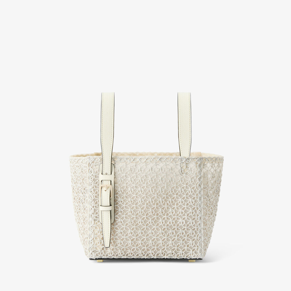 Soft Merletto Bucket Micro Bag -  - Tessuto ricamo Rete/Vitello VS - Valextra - 6