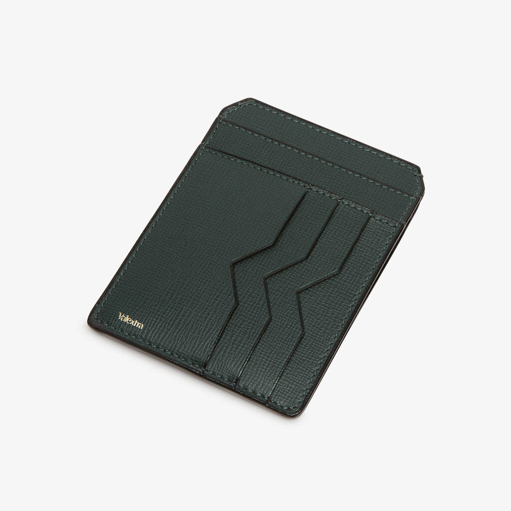 Card Case and Document Holder - Valextra Green - Cuoio VL - Valextra - 2