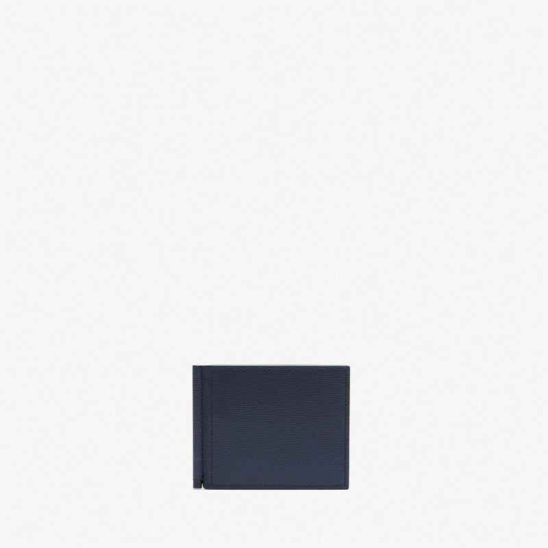 Simple Grip - Dark Blue - Pavè calf leather - Valextra - 1