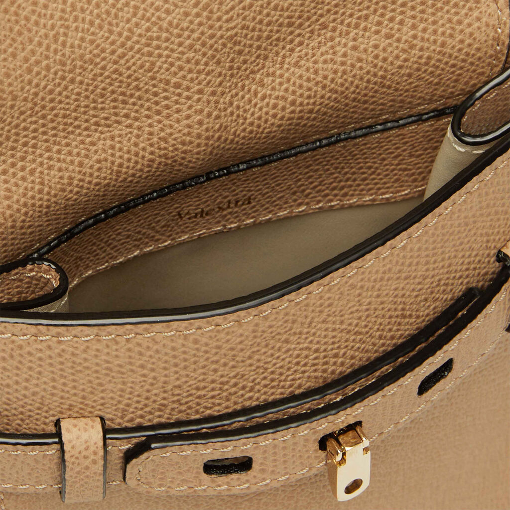 Borsa a tracolla Brera B-tracollina Slim Micro - Beige Cachemire - Vitello VS - Valextra - 3