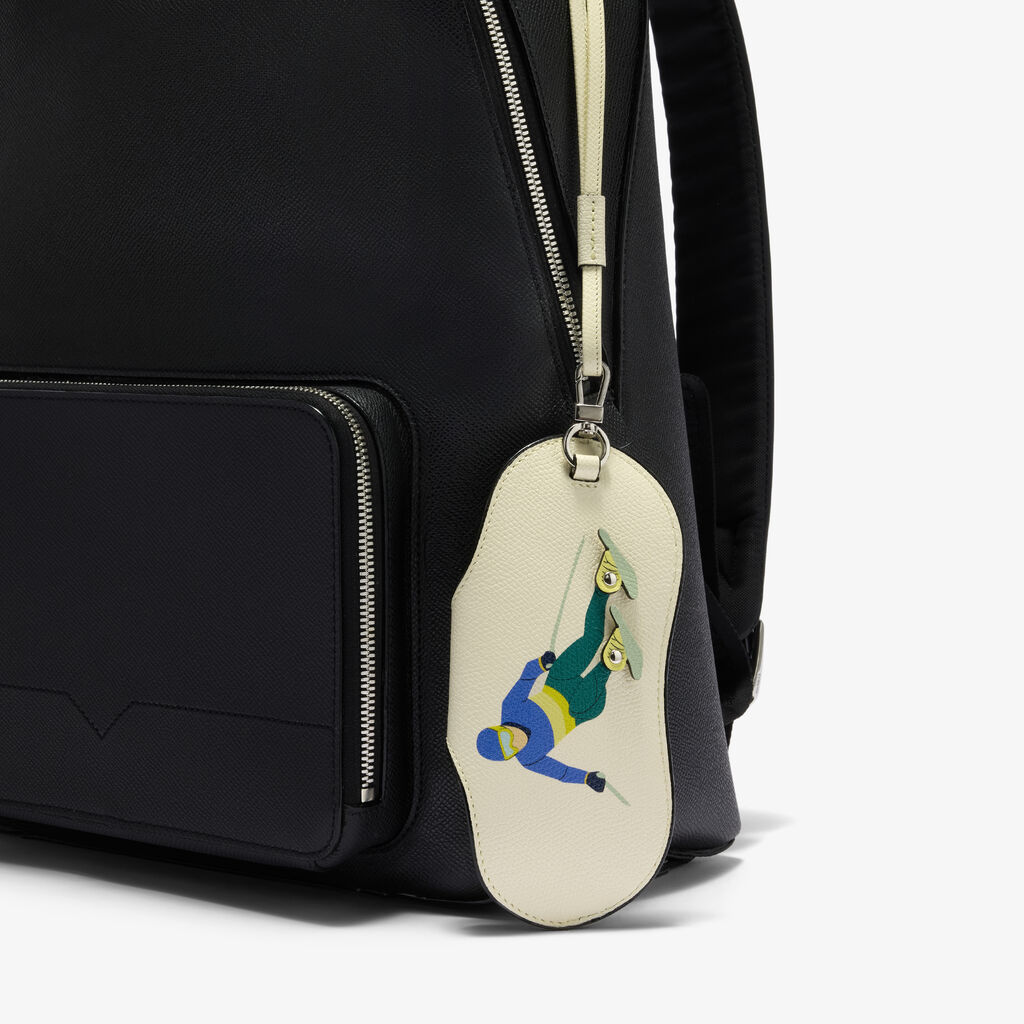 Winter Sports Glasses Case with Lanyard -  - Vitello VS-Stampa Milano Cortina - Valextra - 3