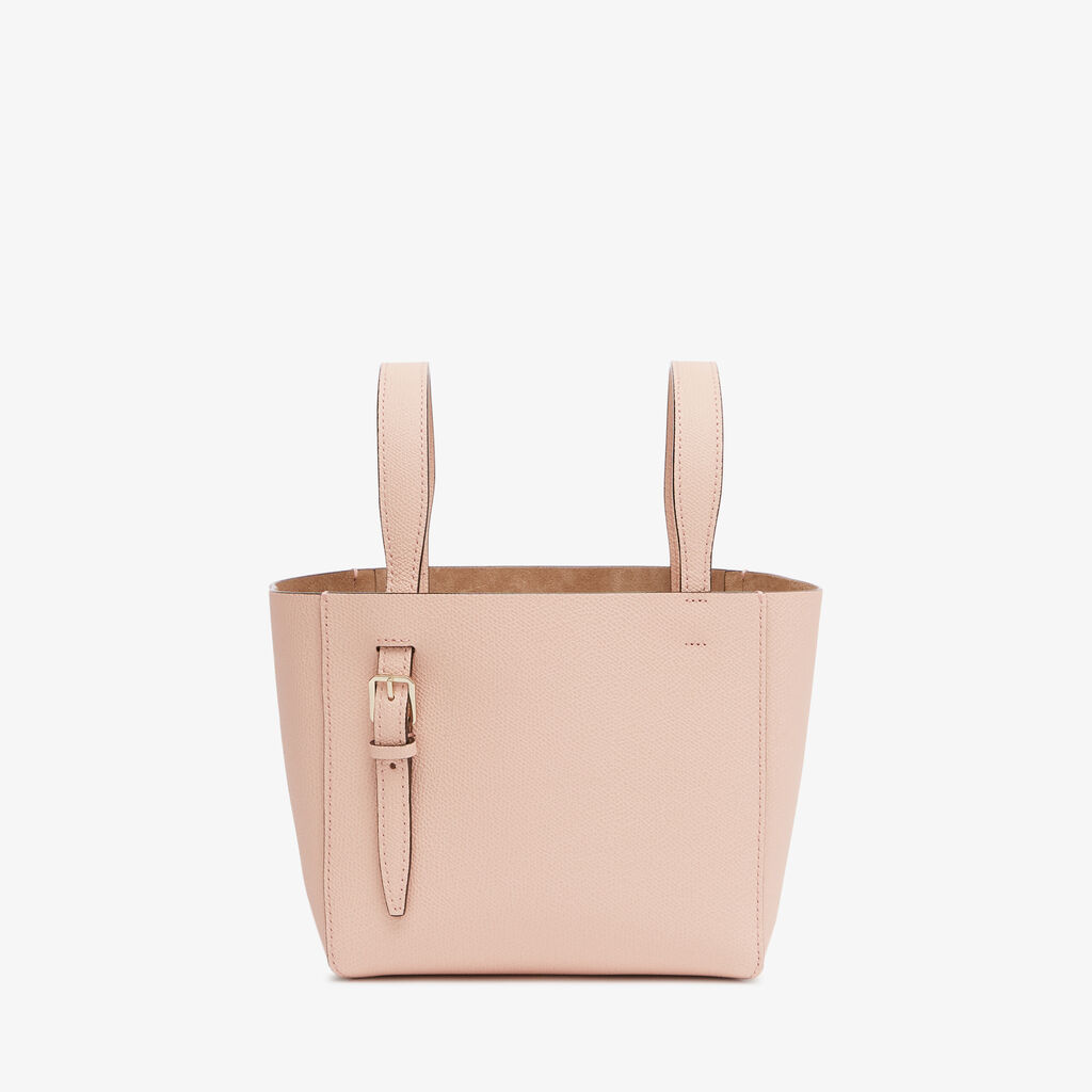 Soft Bucket Micro Bag - Bonne Mine Pink - Vitello VS - Valextra - 6