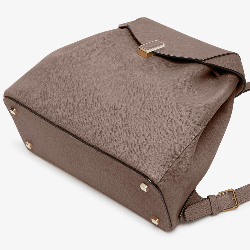 Iside Medium Backpack - Sahara Brown - Millepunte Soft calf leather - Valextra - 7