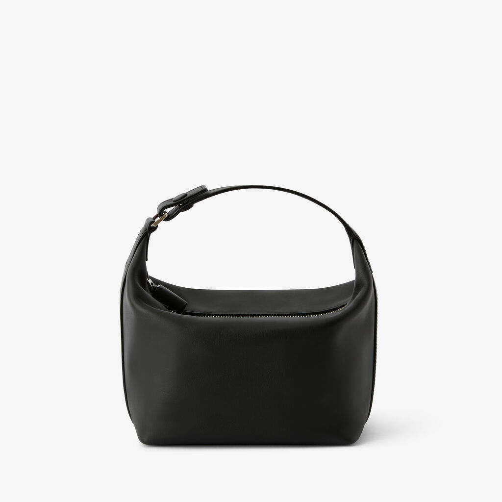 Mochi Sublime Top Handle Mini Bag - Black - Sublime smooth leather - Valextra - 1
