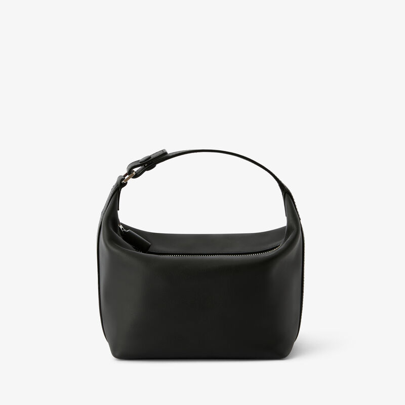 Mochi Sublime Top Handle Mini Bag - Black - Sublime smooth leather - Valextra - 1