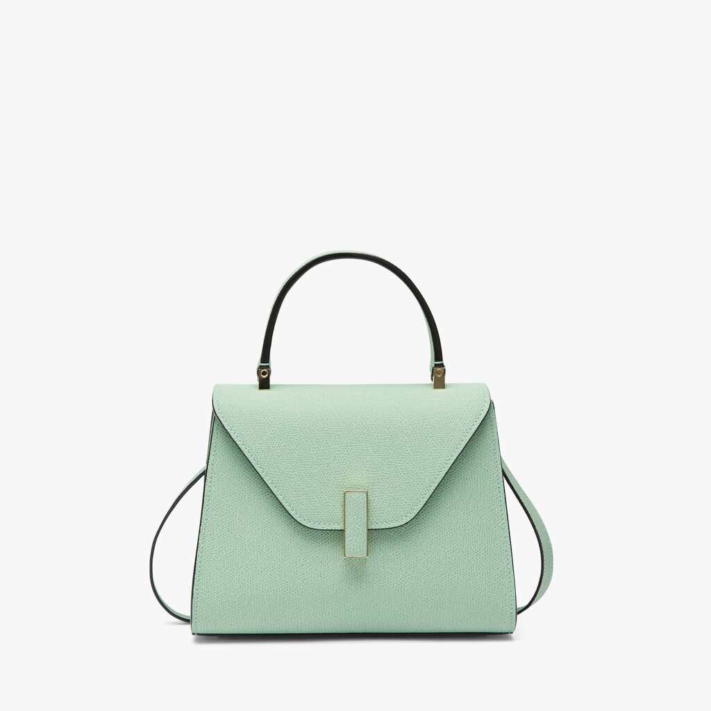 Valextra Borsa a mano da Donna in Pelle Verde Acqua | Valextra Iside