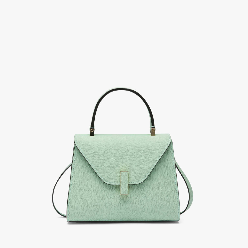 Iside Top handle mini bag - Aqua Green - Vitello VS - Valextra - 1