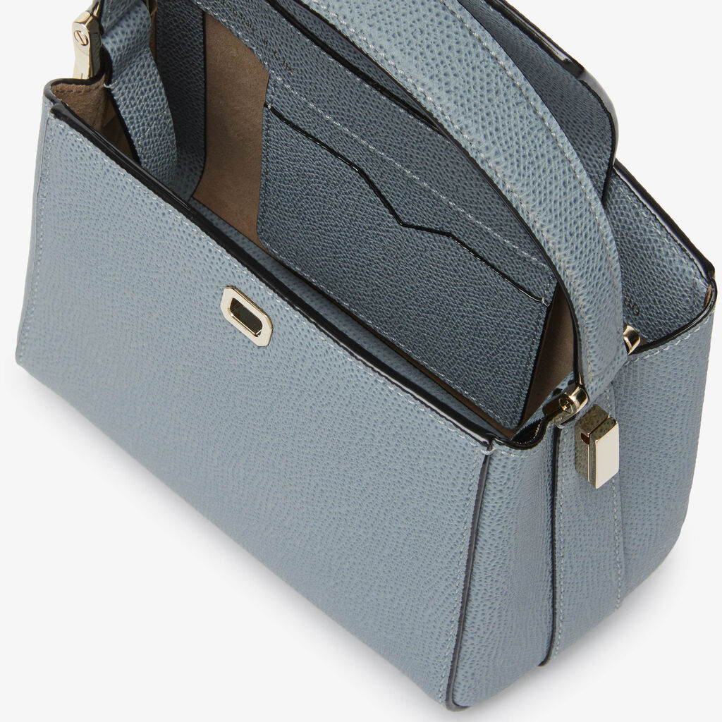 Brera crossbody micro bag - Niagara Blue - Vitello VS - Valextra - 2