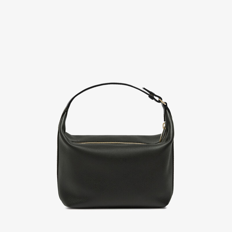 Mochi Top Handle Mini Bag - Black - Millepunte Soft calf leather - Valextra - 6