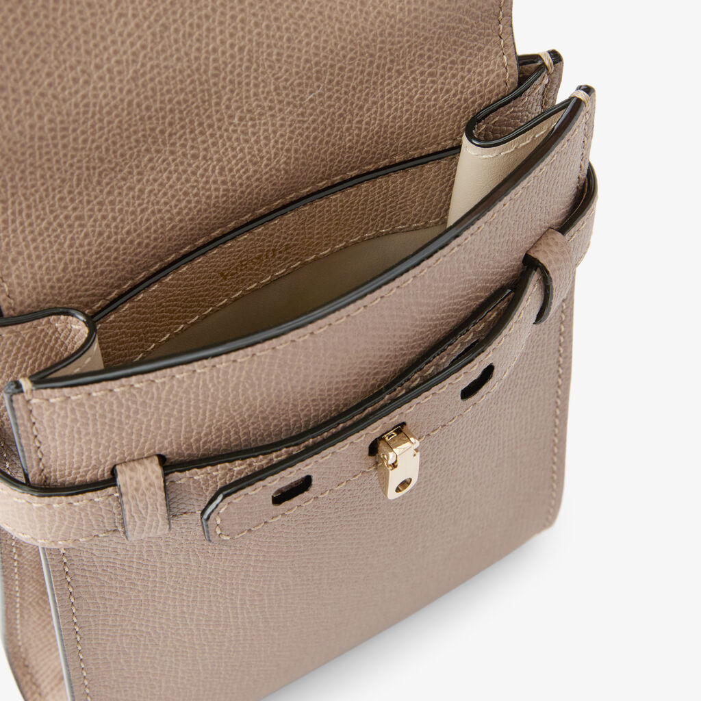 Brera B-Tracollina Slim Crossbody Micro Bag -  - Vitello VS - Valextra - 3