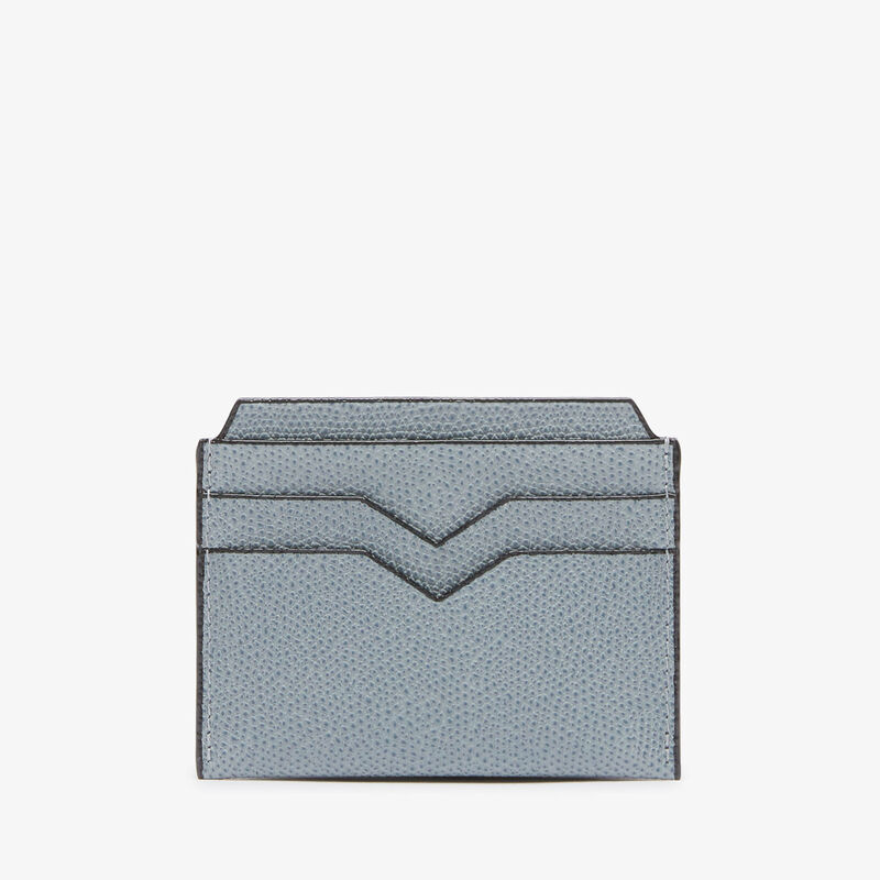 4CC Card Case - Niagara Blue - Millepunte calf leather - Valextra - 5