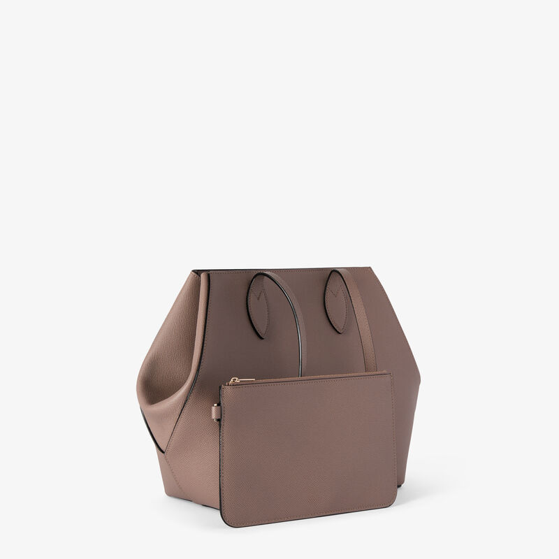 Vivi Shopping Medium Bag -  - Vitello Millepunte Soft - Valextra - 3