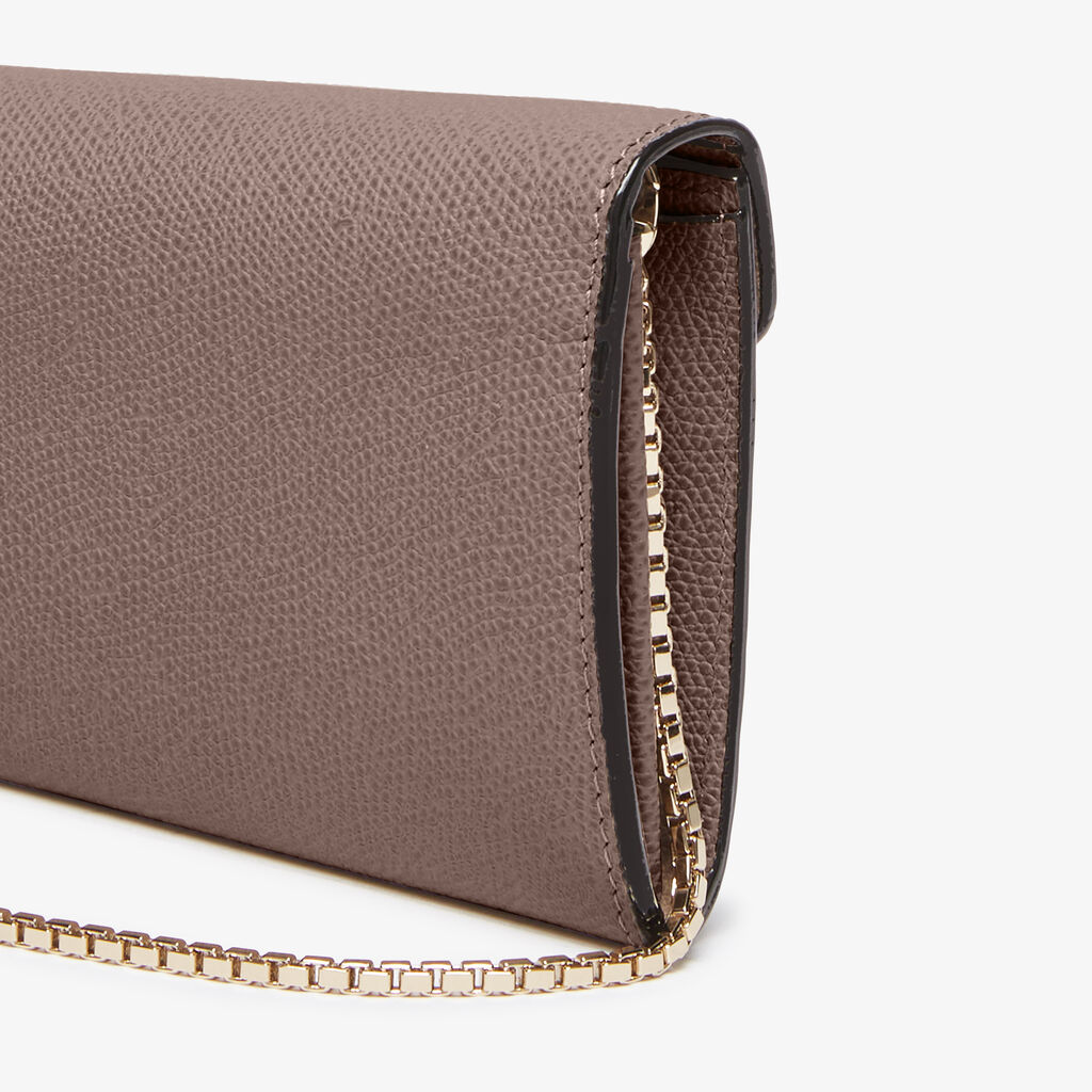 Iside continental purse with chain -  - Millepunte calf leather - Valextra - 4