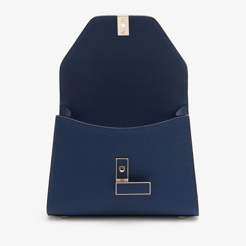 Iside Crossbody Micro Bag - Sapphire Blue - Millepunte calf leather - Valextra - 6