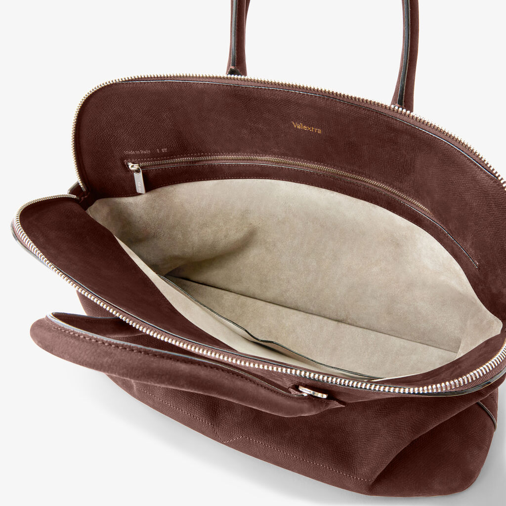 Borsa Bowling MyLogo Senso -  - Vitello Millepunte Nabuk - Valextra - 5