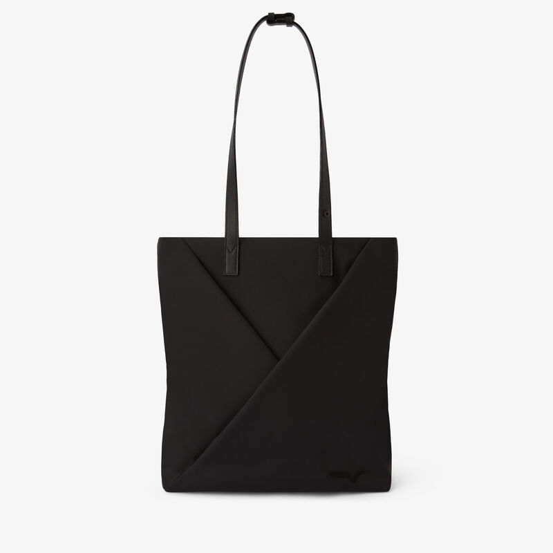 Assoluto Tote Bag - Black - Econyl - Rigenerated nylon fiber - Valextra - 2