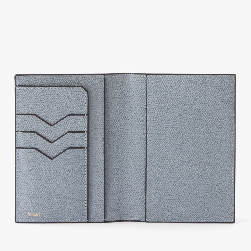 Passport Holder 3CC - Niagara Blue - Vitello VS - Valextra - 5