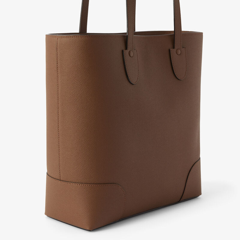 Babila Tote Mini Bag - Chocolate Brown - Millepunte Soft calf leather - Valextra - 2