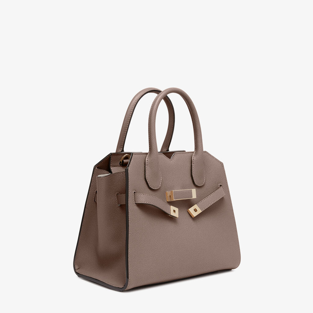 Milano Two Handles Mini Bag - - Millepunte Soft calf leather - Valextra - 5