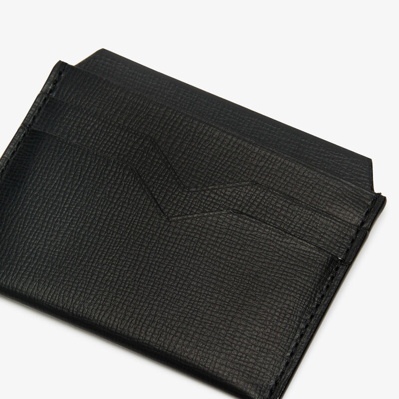 4CC Card Case - Black - Pavè calf leather - Valextra - 2