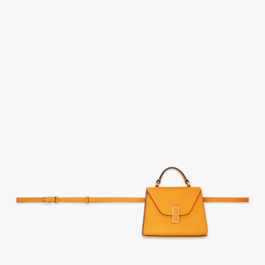 Iside Belt Bag - Saffron Yellow - Vitello VS - Valextra - 1