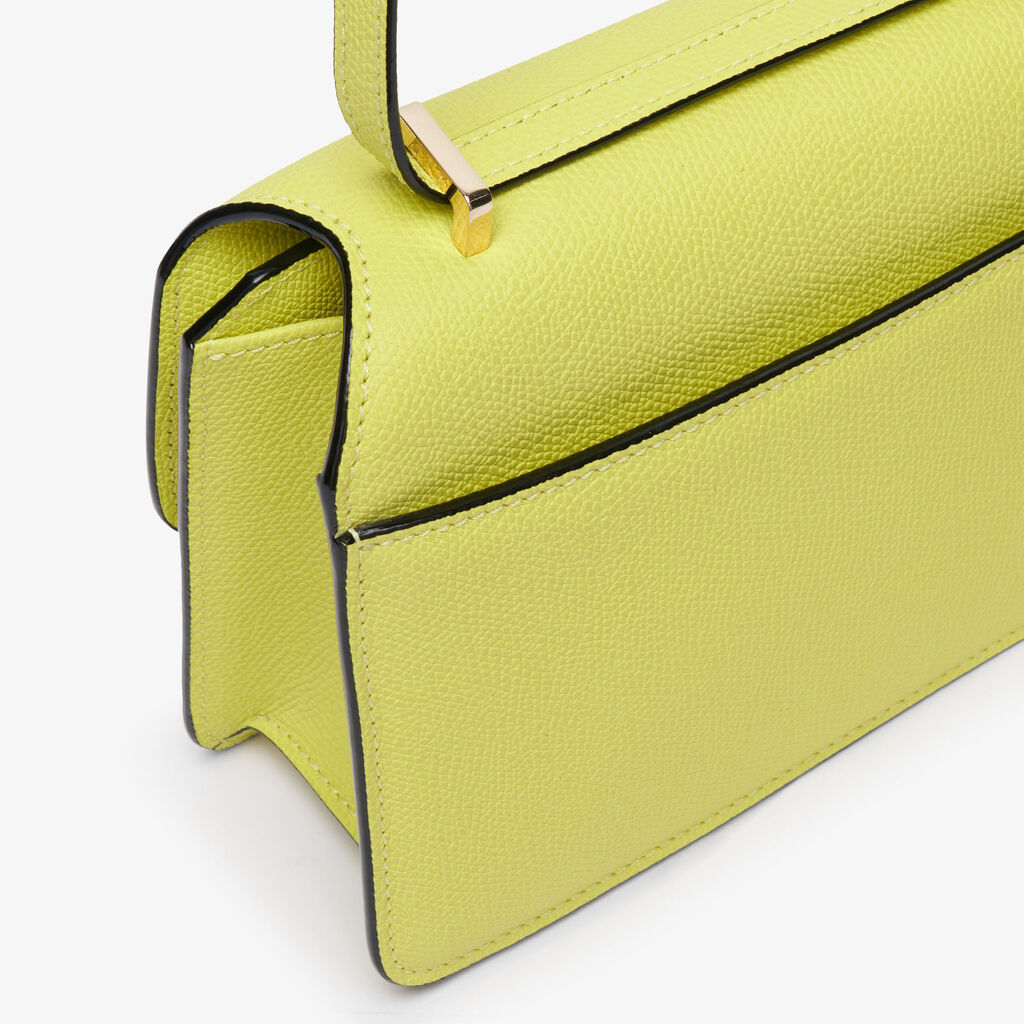 Borsa a Tracolla Nolo Mini - Giallo Citrino - Vitello VS - Valextra - 6