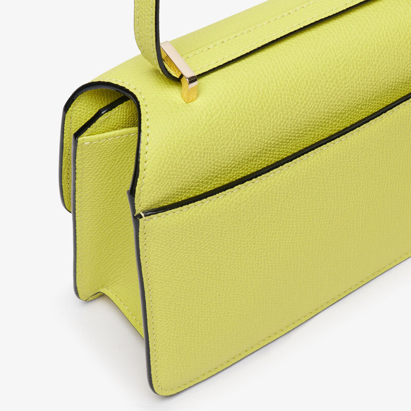 Nolo Crossbody Mini BAG - Citrine Yellow - Vitello VS - Valextra - 6