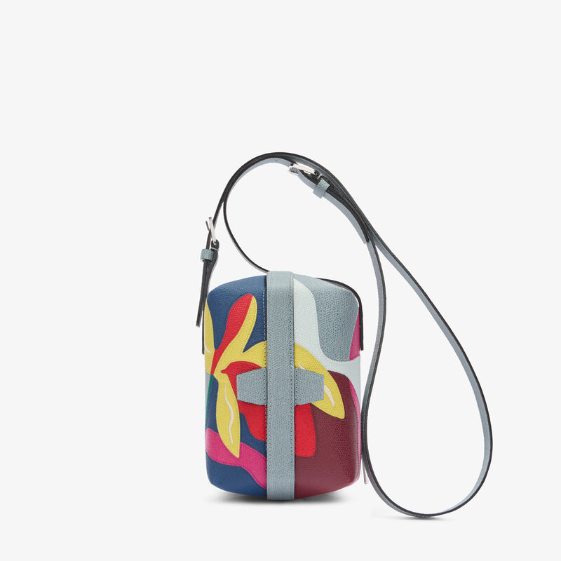 Tric Trac Lily Bag -  - Vitello VS-Intarsio+Ricamo Giglio - Valextra - 1