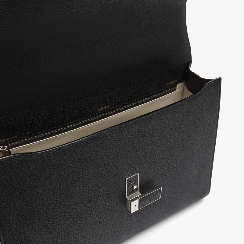 Iside Briefcase 24h - Black - Millepunte calf leather - Valextra - 3